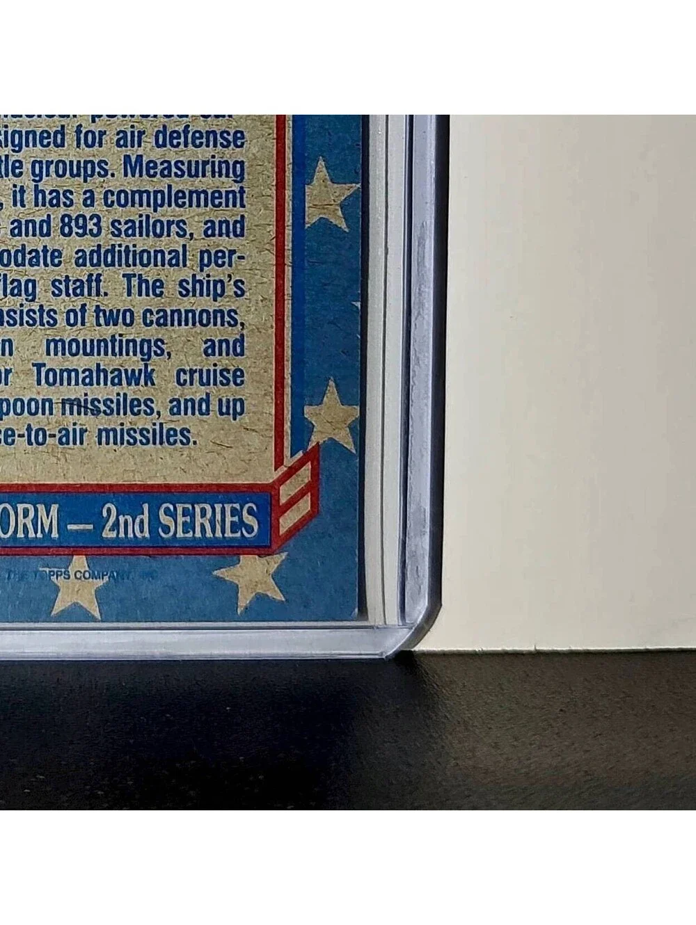 USS Long Beach 1991 Topps Desert Storm #121 Card
